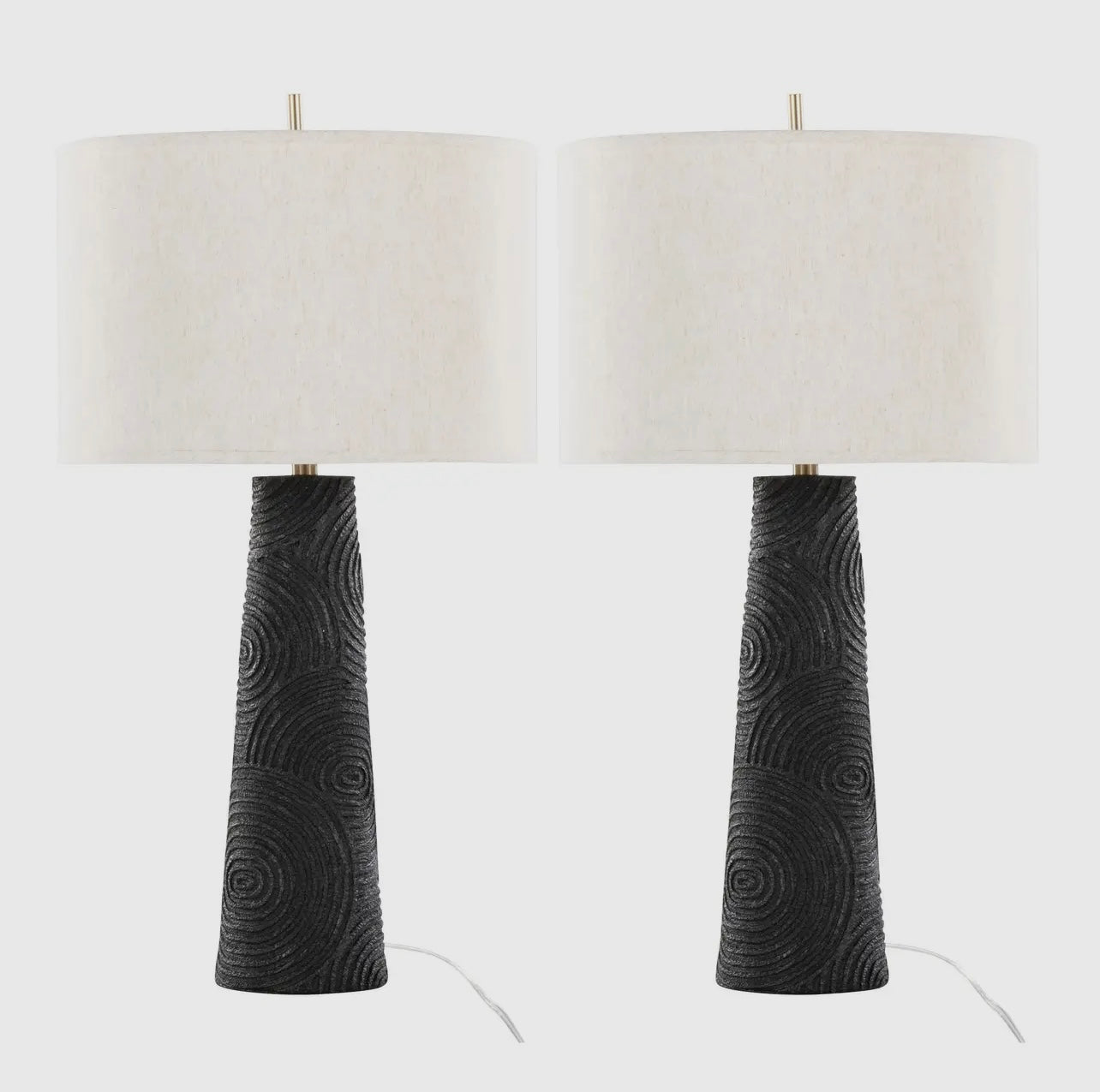 Kona 31” Polyresin Table lamp (Set of 2)