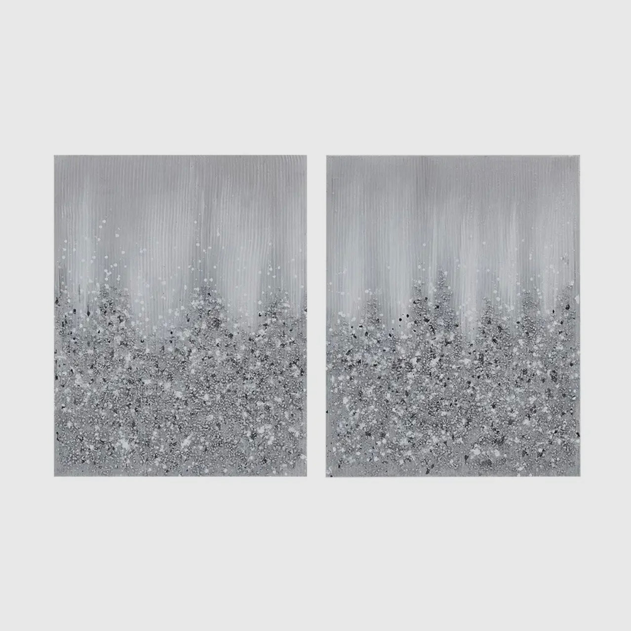 Embellished stone abstract wall art