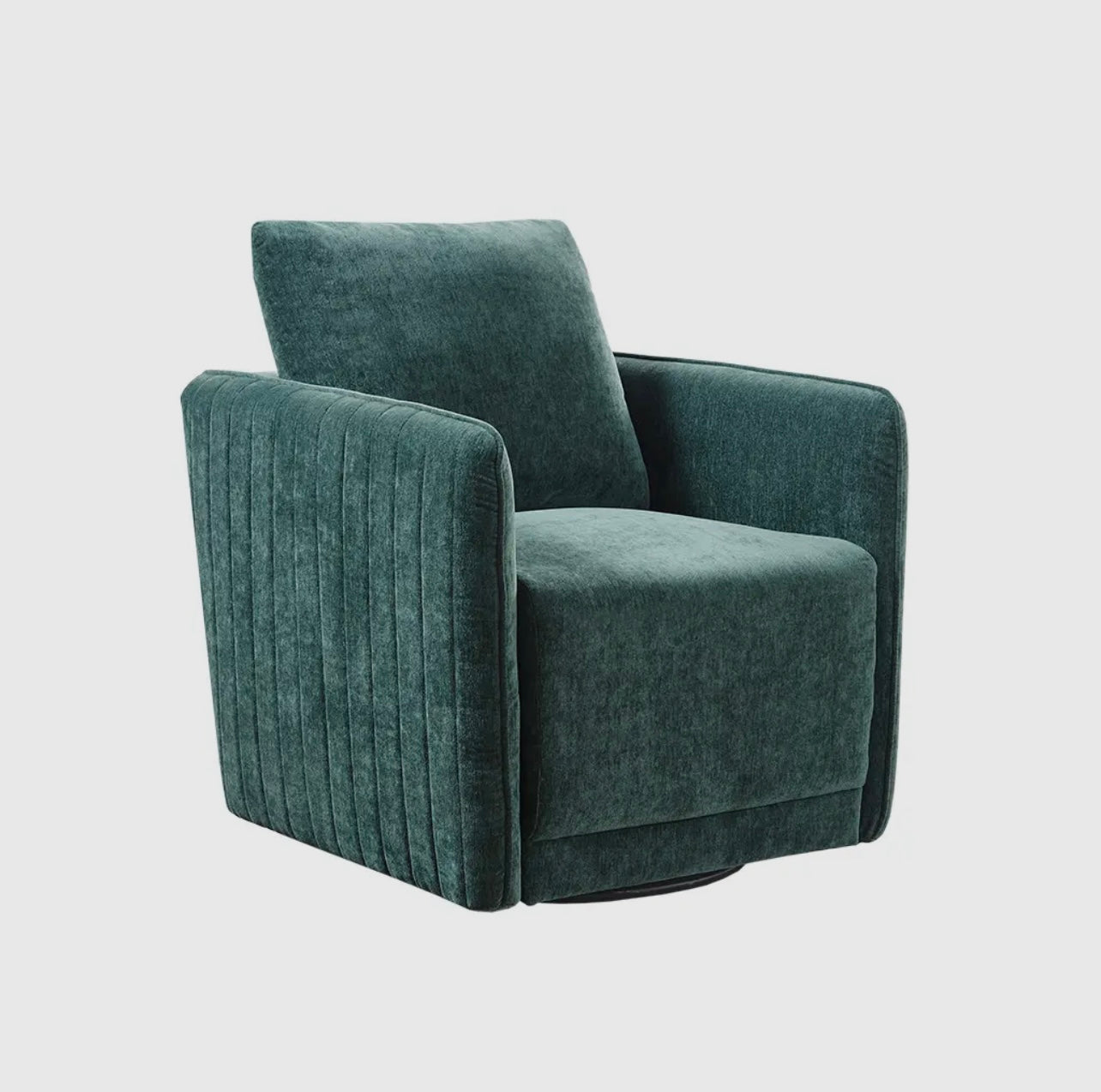 Modern luxurious swivel lounge accent chair