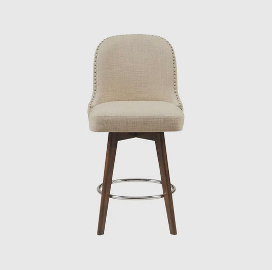 Tufted Swivel Stool