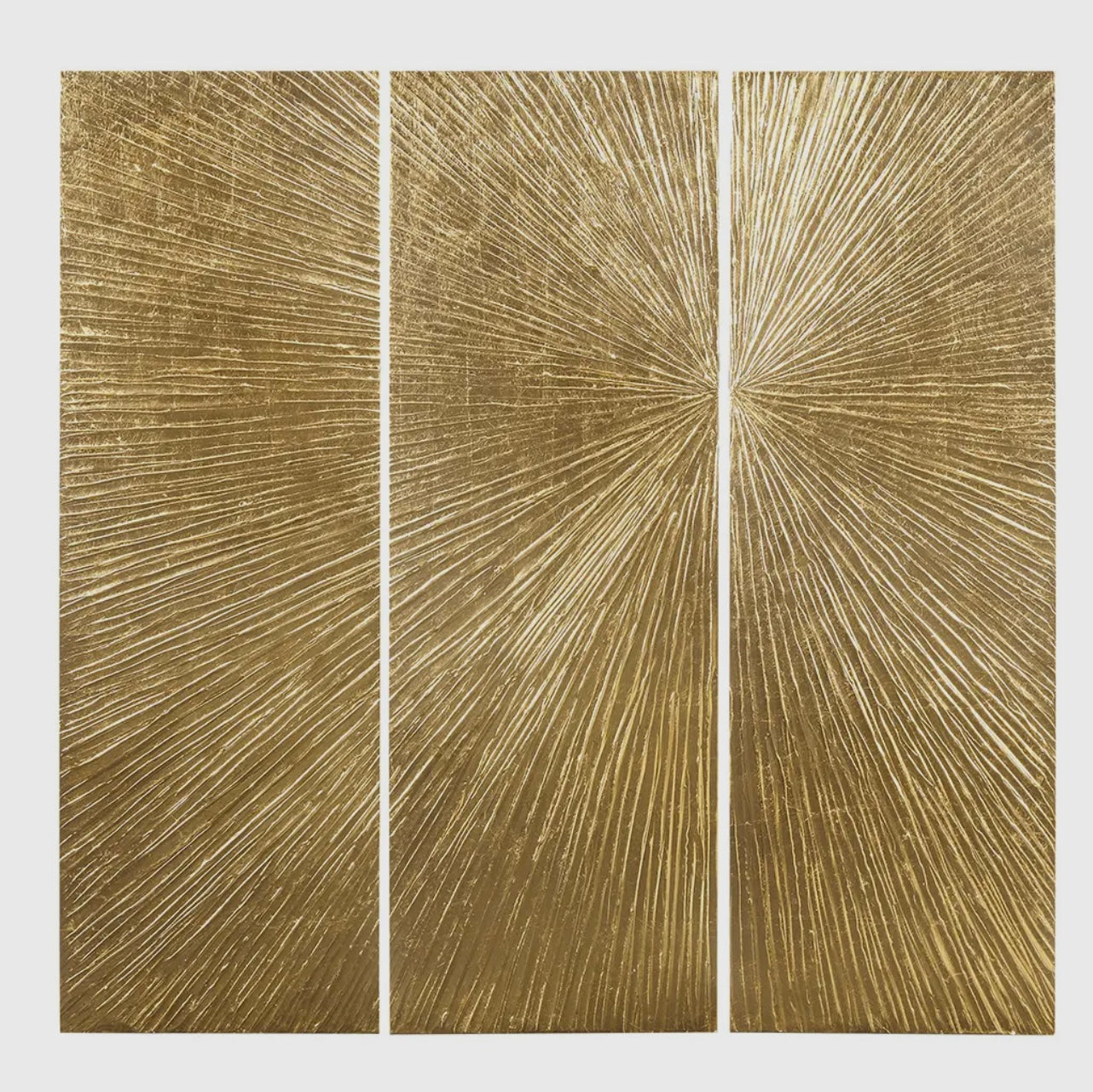Gold metallic Modern Wall Art