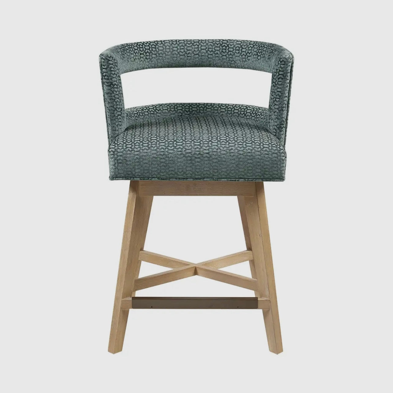 Contemporary swivel counter stool chair