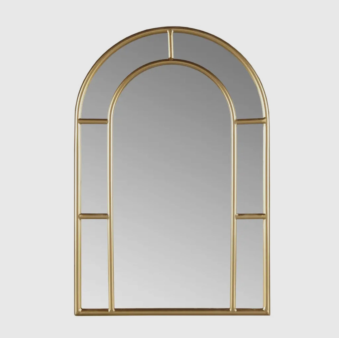 Gold Arched Wall Mirror