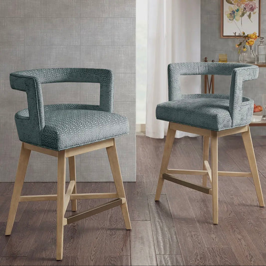 Contemporary swivel counter stool chair