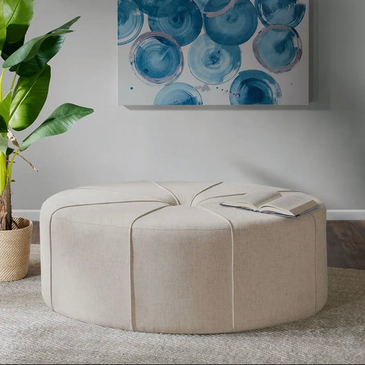 Oval Oversized Ottoman